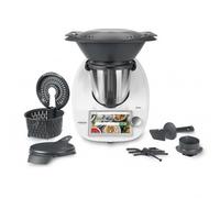 Bimby TM6 Robot da Cucina Multifunzione con Touchscreen, Ricette Guidate Cookidoo, Wi-Fi, Bilancia Integrata, Cottura Alta Temperatura/Sottovuoto/Lenta, Cottura Multilivello, Autopulizia