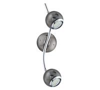 BIMEDA - BARRA 2 X 2,5W GU10LED ACCIAIO/NICKEL
