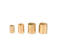 Bimetal Self-Lubricating Micro Deep Groove Bearing - 6-20mm Diameter Powder Metallurgy Copper Bushing Guide Sleeve(6x12x12mm 5pcs)