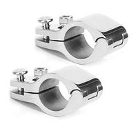 Bimini 25mm-bimini clamp 25mm adatto per 2Pcs Top Jaw Slide,Stainless Steel Bimini Clamp Boat Hardware Fitting Replacement for Inflatable Commercial Yachts(25mm)