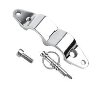 Bimini Hardware Barca Supporto per binario Cerniera Bimini, Morsetto a ganascia scorrevole incernierato, Guida a cerniera e morsetto a ganascia scorrevole a cerniera, perno li