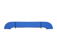 Bimini Top con tubo quadrato, 79"-84" L, poliestere 600D, blu pacifico, 1 set