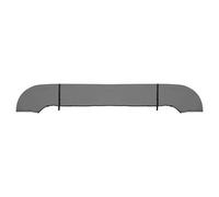 Bimini Top con tubo quadrato, 79"-84" L, poliestere 600D, grigio antracite 1 set