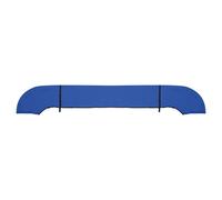 Bimini Top con tubo quadrato, 79"-84" L, tela di poliestere 600D, blu, 1 set