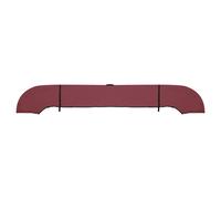 Bimini Top con tubo quadrato e foro per luce, 85"-90" L 600D, rosso vino, 1 set