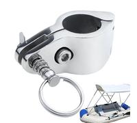 Bimini Top Fitting Hardware - Durevole Stainless Steel Boat Pin Quick Release, Marine Accessories | Bimini Top Hinge Rail Mount, Jaw Morsetto Slide Deck Side Mount, Boat Deck Mounting Hardware