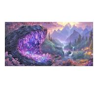 Bimkole 5D Forme Speciali Grande Diamond Painting Kit Completo Fai da Te Cristallo, Paesaggio Pittura Diamante Punto Croce Strass Arte E Creazione Di Mosaico Decorazione Murale Artigianale 30x60 cm