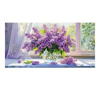 Bimkole 5D Forme Speciali Grande Diamond Painting Kit Completo Fai da Te Lavanda, Fiore Pittura Diamante Punto Croce Strass Arte E Creazione Di Mosaico Decorazione Murale Artigianale 30x60 cm