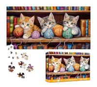 Bimkole Gatto Puzzle per Adulti 1000 Pezzi, Libri Puzzle Di Carta Da 1000 Pezzi - Divertente E Stimolante Puzzle Decorativo per La Famiglia, Ottima Idea Regalo, 80 X 41 cm