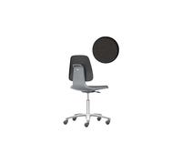 bimos - Sedia girevole da ufficio, sedile con rotelle e rivestimento in tessuto, colore: antracite