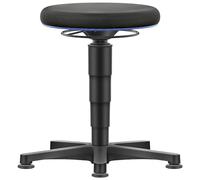 BIMOS | Sgabello Allround | con piedini | tessuto | anello blu
