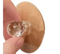 BIMRTGXR 2/4/6/10pcs Manopole for cassetti dell'armadio Maniglia a forma di cristallo di diamante for armadio Cucina Armadio Mobili for bagno Porta finestra(6PCS)