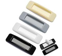 BIMRTGXR 2PCS Maniglie for cassetti for armadietti for finestre Maniglie for porte autoadesive for guardaroba Organizzatore Pasta aperta Manopola for porta scorrevole Dispositivo ausiliario(Gray)