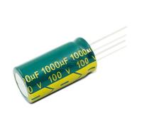 BIMRTGXR Condensatore elettrolitico a Bassa Resistenza 5 Pezzi 18x35mm 25v 10000uf 100v 1000uf(100v 1000uf 5pcs)