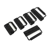 BIMRTGXR Maniglia a molla in materiale di ferro Maniglia a molla for bagagli nera Maniglia pieghevole Cassetta degli attrezzi Anello mobile Armadio for attrezzature industriali 3 dimensioni(3 size)