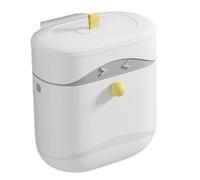 Bin Compost Da Cucina - 26x15.5x23cm Cestino Appeso Con Coperchio | 2,5 Galloni Di Spazio Sigillato Per L'Uso Del Piano di lavoro Sotto Il Lavello | Contenitore Per Camera Da Coppia