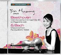 Bin Huang Bin Huang Plays Beethoven: Violin Concerto in D Major, Op. 61/... (CD)