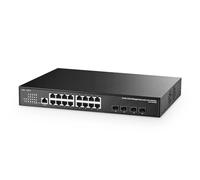 Binardat Switch gestito Web 20 porte 2.5G, 16 x 2,5G, 4 porte SFP da 10 Gigabit, Web/CLI-L3 gestito, switch di rete multi-Gigabit in metallo