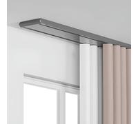 Binari a doppia fila - Heavy Du binario da soffitto silenzioso divisorio per soggiorno, camera da letto e ospedale - grigio 4,5 m / 14.8ft design