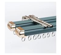 Binari colorati per tende a doppio binario per tende, binario per montaggio a parete a soffitto per divisorio, finestra a golfo, tende da doccia, tende per camper