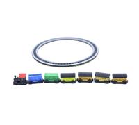Binari del treno interattivi per la scena della casa delle bambole con un modello realistico binari del treno per la casa delle bambole
