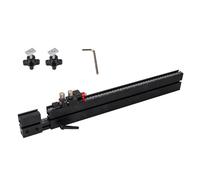 Binari di scorrimento professionali per la lavorazione del legno a T, 560 mm, retrattili fino a 941 mm, estesi 38 mm, per calibri comuni di precisione regolabile