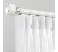 Binari e aste per tende in alluminio di alta qualità, 16,1 m, montaggio a parete e soffitto, tenda scorrevole, divisorio, soluzioni decorative per la privacy per l'arredamento della casa