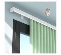 Binari For Tende Nascosti Da Soffitto, Binario For Tende Singolo In Alluminio Resistente, Modulari Estensibili For Finestre For Soggiorno Camera Da Letto(Side-loading,1.1m(3.6ft))