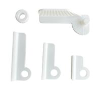 Binari guida per trapano in plastica 0°30°45°60°90°, White | Operazioni foratura e stabili per applicazioni domestiche lavorazione del legno con plastica leggera