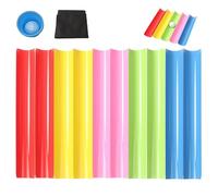 Binari in PVC luminoso - Corsa di staffetta cooperativa, kit di per la risoluzione dei problemi con palline di legno, intrattenimento per costruire abilità per cortile esterno, hardware