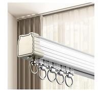 Binari Per Tende Montaggio A Soffitto A Parete 170/250/320/450/500cm Binario Tende Scorrevole In Alluminio Per Tende Per Soggiorno Camera Da Letto Divisorio Per Doccia(White,470cm)