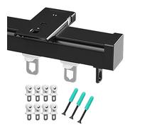 Binari per Tende Resistenti da 1,6 a 19,7 Piedi, Bianchi, Neri e Dorati, per finestre e per Appendere Tende Pesanti, aste per Tende in Alluminio per divisori di Ambienti, Montaggio a soffitt