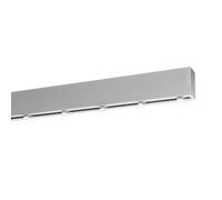 Binarii per Tende con Onda Perfetta con Installazione a Soffitto, Binario per Tende Flessibile e Resistente per Finestre e Porte, Guide Decorative CINTACOR Grigio 150 cm
