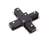 Binario a due vie di tipo X in elegante colore nero, ideale per organizzare e guidare il passaggio dei veicoli in spazi ridotti Durata garantita per l'uso quotidiano.