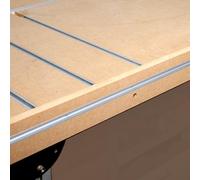 Binario a T 34 x 12 per la lavorazione del legno, struttura in alluminio per uno scorrimento affidabile e un allineamento migliorato del progetto (30 cm)
