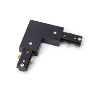 Binario a tre vie tipo L in elegante colore nero, ideale per installazioni moderne. Garantisce un utilizzo versatile e sicuro, illuminare gli spazi in modo efficiente.