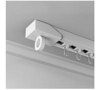 Binario autoadesivo 1 6 m regolabile senza foratura richiesta montaggio a soffitto o parete facile da installare asta divisoria lunghezza 150 cm versatile decorazione domestica