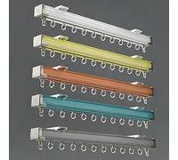 Binario Da Soffitto A Parete, Asta Per Tende In Alluminio Resistente Con Pulegge Silenziose, Bastoni Per Tende Divisori, Soggiorni E Camere Da Letto(Orange,360cm/3 * 120cm)