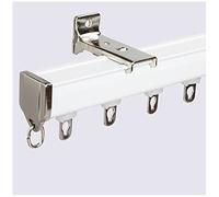 Binario da soffitto divisorio - resistente lega di alluminio Ra 2 mm di spessore, facile da installare, montaggio a parete, include kit Clete da 160 cm per una separazione versatile dello spazio