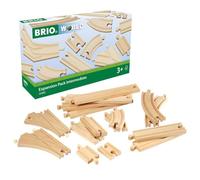 Binario del treno Brio Intermediate Evolution Set Legno 16 Pezzi