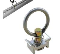 Binario di ancoraggio in alluminio per linee aeree L Track Cargo Rail Alluminio Consegna Tie Down Locker Truck Tie Down per fissaggio di motocicli ATV Dirt Bike Rimorchi chiusi