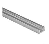 Binario di guida a T in lega di alluminio, 300-600 mm, per lavorazione del legno e falegnameria, compatibile con viti a T e ad azione rapida (500 mm)