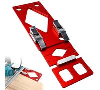 Binario di guida angolare a 90°, fresato CNC con guida dei bordi, compatibile con morsetto di guida Festool/Makitas, seghe circolari elettriche per legno e metallo