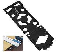 Binario di guida angolare per Bosch FSN fresato CNC 90° in alluminio per Bosch GST e GKF (con adattatore da utilizzare) - stabile, durevole, facile da montare per tagli precisi