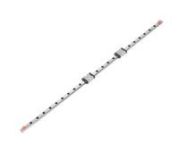 Binario di Guida Lineare MGN9 da 600 Mm con 2 Blocchi MGN9C, Blocco Cuscinetto Liscio e Silenzioso in Acciaio Temprato per Macchine e Attrezzature Automatizzate, Guida di