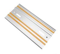 Binario di guida per sega circolare, 300 mm/400 mm, in alluminio estruso, compatibile con router e banco da lavoro per la lavorazione del legno, giallo/nero (400 mm)