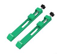 Binario di guida per sega circolare regolabile per base della macchina da taglio, strumento per la lavorazione del legno con regolazione della larghezza di 14,3-21 cm, materiale PP, compatibile (1 pz)