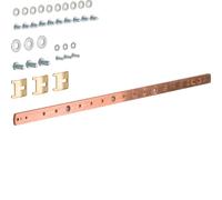 Binario di messa a terra universale 20x5 mm 2 poli UZ020