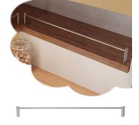 Binario di Protezione per Scaffale 1/2/3/4/5/8/10 PCS Sbarra per Libreria, Kit di Sbarre Anti-Ribaltamento in Acciaio Inox Sicurezza Minimalista, Paracolpi di Barra di Retenzione(1PCS,90cm/35.4")