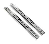 Binario di scorrimento Parti di guide for cassetti for mobili 2 pezzi Guide for for armadietti da cucina Guida estensione completa Montaggio(13 inch)
